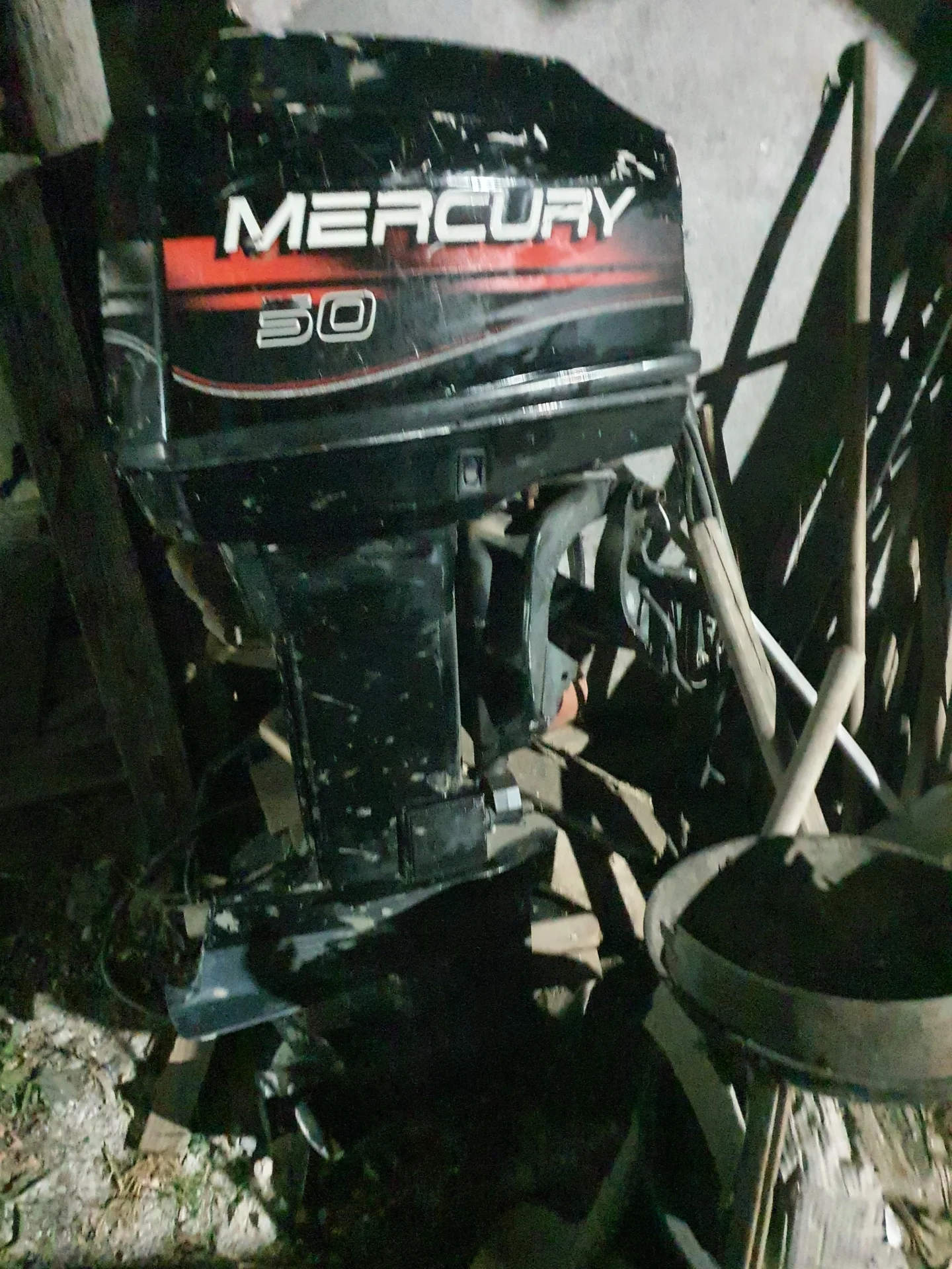 ИЗВЪНБОРДОВ ДВИГАТЕЛ MERCURY MARINE 2ТАКТОВ 50HP – снимка 1