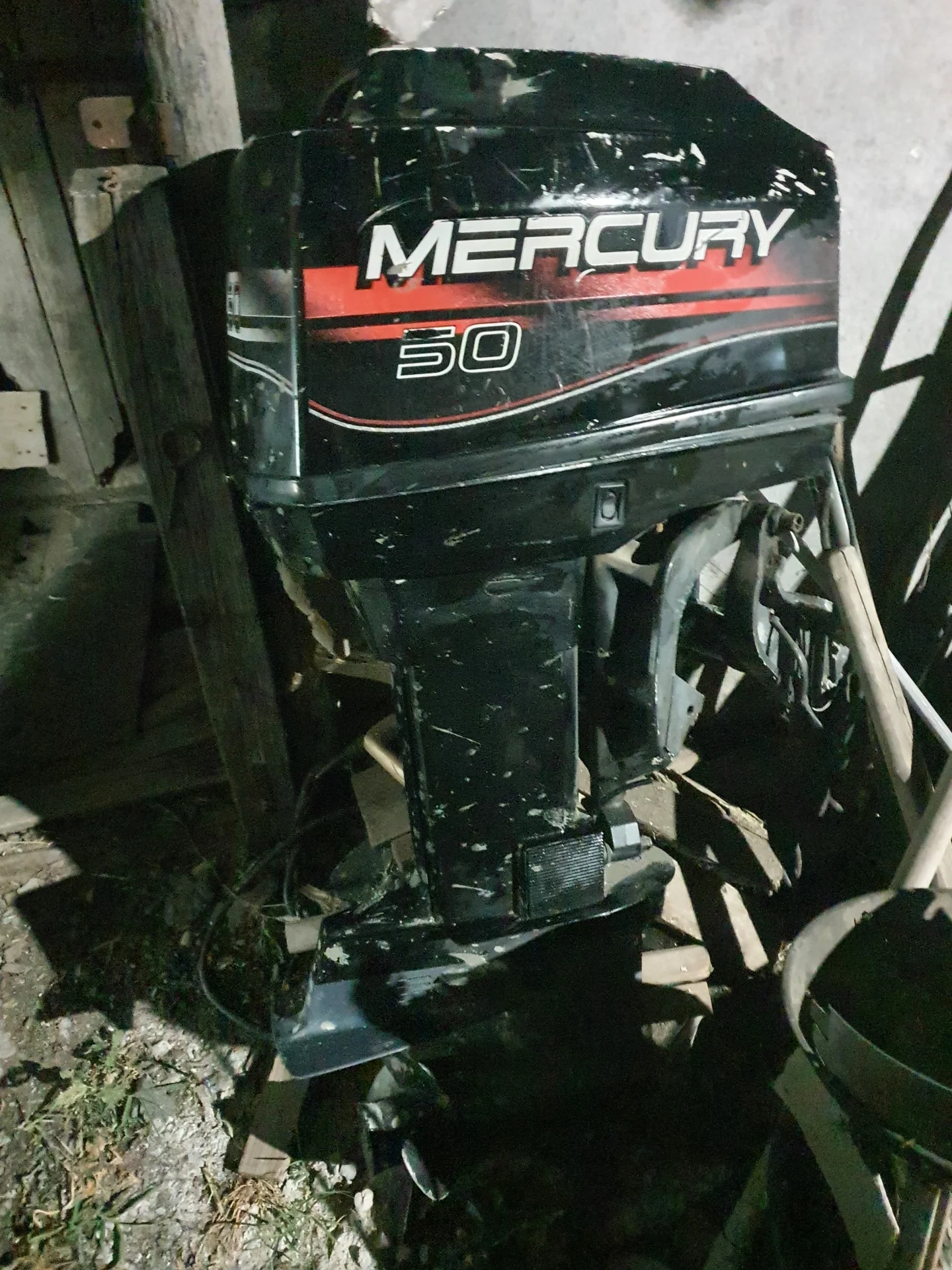 ИЗВЪНБОРДОВ ДВИГАТЕЛ MERCURY MARINE 2ТАКТОВ 50HP – снимка 5