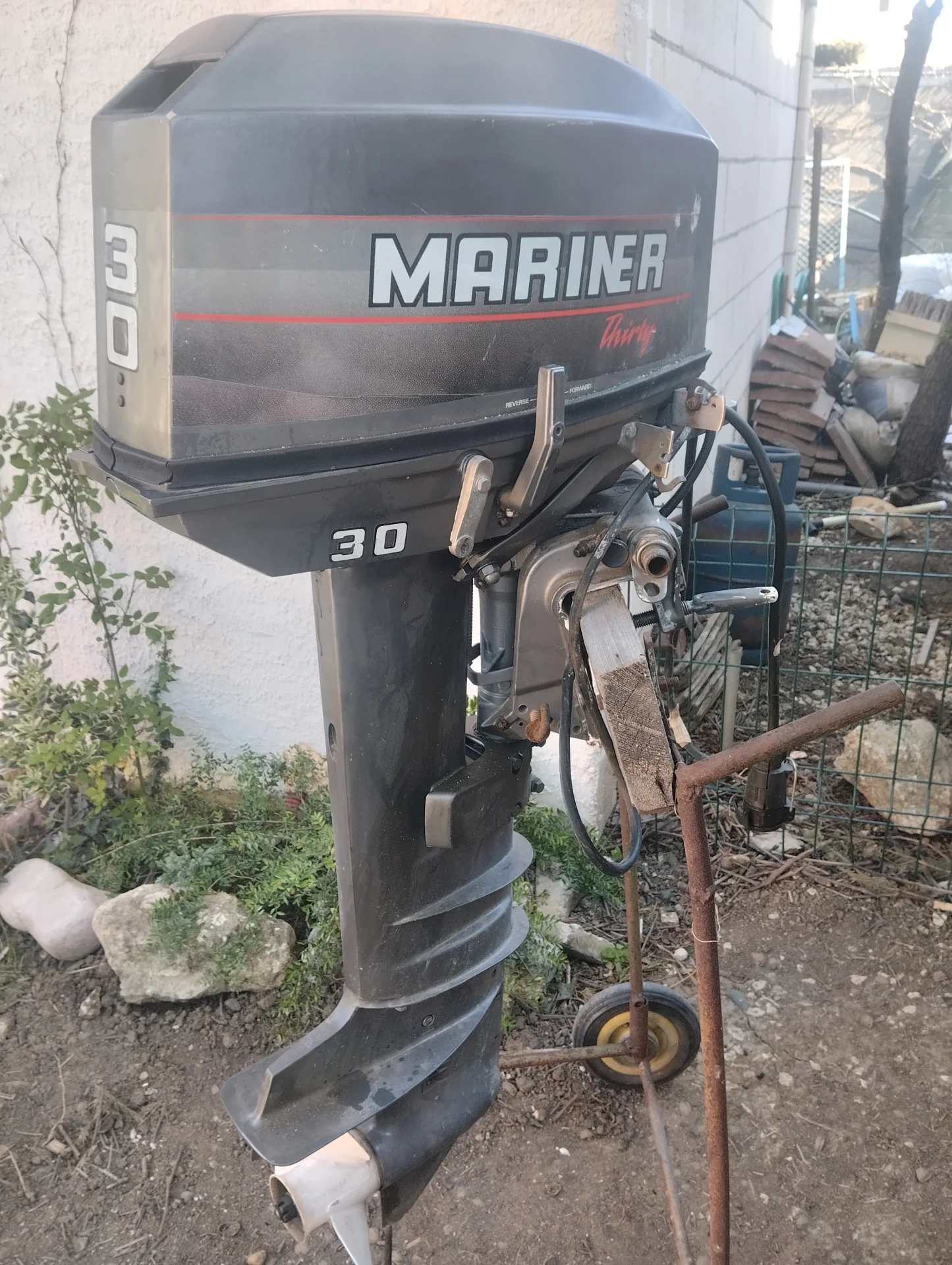 ИЗВЪНБОРДОВ ДВИГАТЕЛ MARINER 30HP 30  – снимка 2