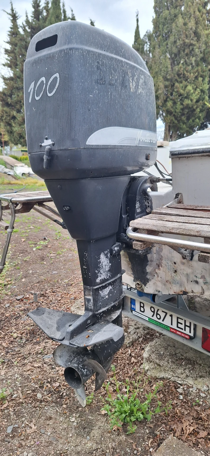 ИЗВЪНБОРДОВ ДВИГАТЕЛ SELVA MARINE МОНТЕКАРЛО 100HP – снимка 2