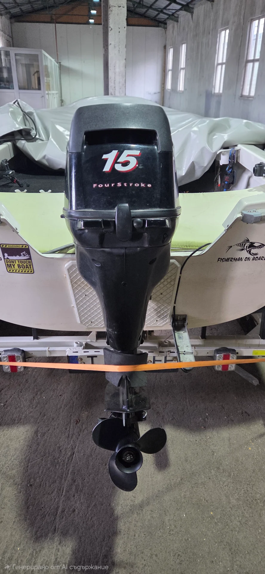 Извънбордов двигател Mercury Marine 15hp - снимка 3