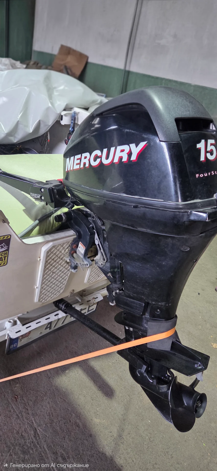 Извънбордов двигател Mercury Marine 15hp - снимка 4