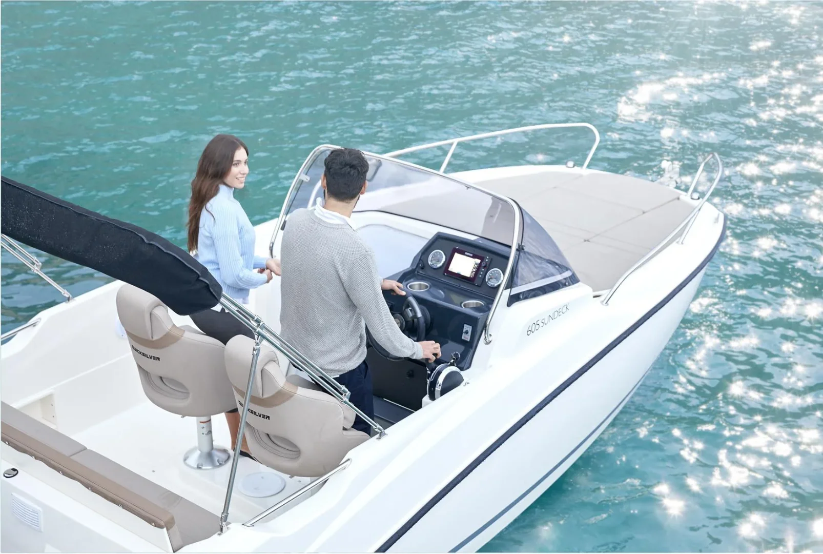 Лодка Quicksilver 605 Sundeck - снимка 2