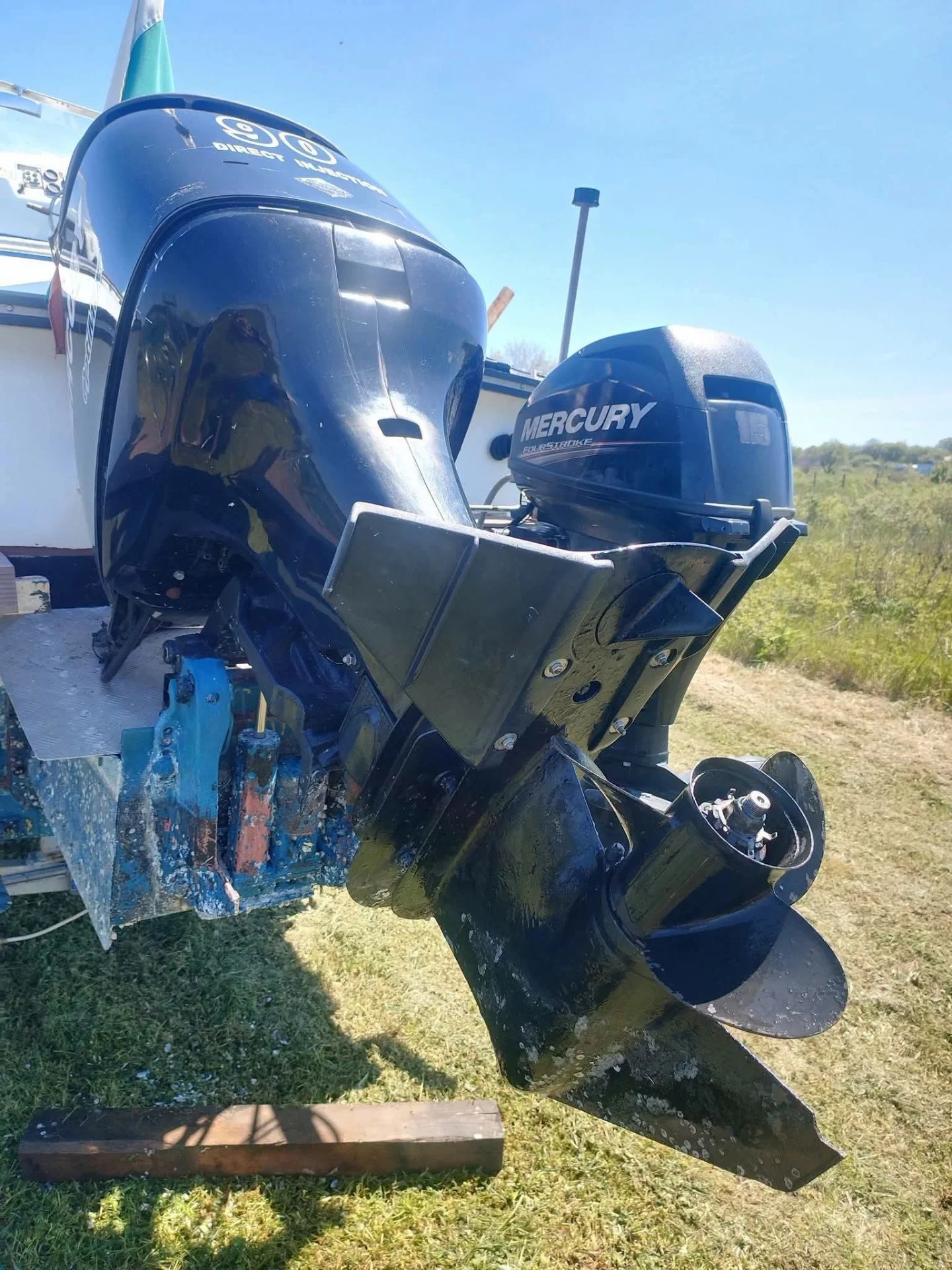 Извънбордов двигател Mercury Marine OptiMax 90hp - снимка 3